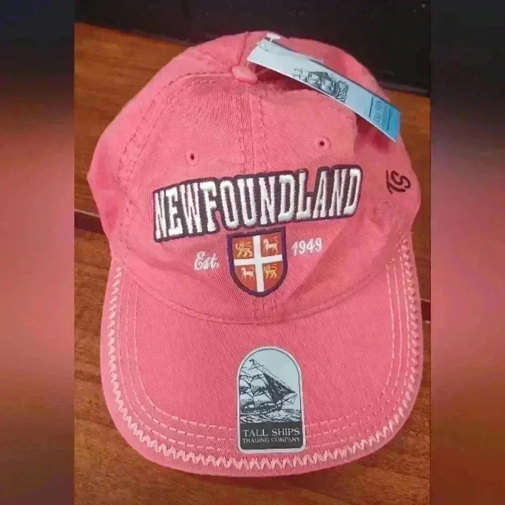 Newfoundland Velcro Adjustable Closure Baseball Hat Tall Ships Trading Co.